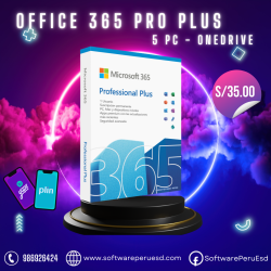 Office 365 Pro Plus – 5 PC | Windows y Mac