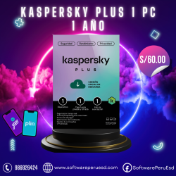 Kaspersky Plus 1 PC – Licencia Original 1 Año